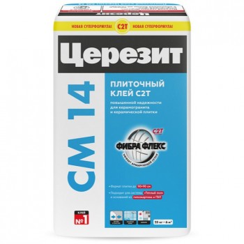 Клей для керамической плитки и керамогранита ЦЕРЕЗИТ CM 14 Extra 25 кг Клей для керамической плитки и керамогранита ЦЕРЕЗИТ CM 14 Extra 25 кг