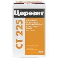 Шпатлевка финишная цементная ЦЕРЕЗИТ CT 225 серая 25 кг