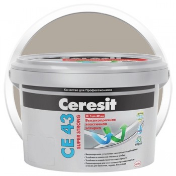 Затирка цементная для широких швов ЦЕРЕЗИТ CE 43 Super Strong серая 2 кг Затирка цементная для широких швов ЦЕРЕЗИТ CE 43 Super Strong серая 2 кг