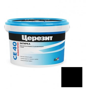 Затирка цементная ЦЕРЕЗИТ CE 40/2 №20 Aquastatic черная 2 кг Затирка цементная ЦЕРЕЗИТ CE 40/2 №20 Aquastatic черная 2 кг